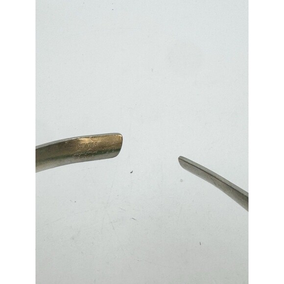 JORGEN JENSEN Denmark Pewter Modernist Choker Necklace 129 Vintage Scandinavian - Picture 3 of 11